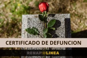 Certificado de defunción RENAP