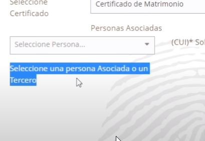 Como solicitar certificado de matrimonio RENAP en linea.