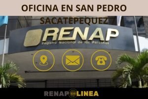 RENAP en San Pedro Sacatepequez: Teléfonos, dirección y toda la información.